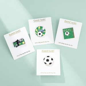 Para Fanáticos del Fútbol, Logotipo Personalizado en Metal Esmaltado - Diseño Antiguo e Imitación Moderna de Alta Calidad - Product Image 1