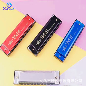 ฮาร์โมนิก้า 10 รู แบบไดอะโทนิก ทำจากโลหะ สำหรับเด็ก เครื่องดนตรีเพื่อการศึกษาปฐมวัย ของขวัญ พกพาสะดวก - Product Image 1