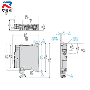 Convertidor de Frecuencia Original Nuevo Serie ATV320 ATV320U30N4B Trifásico 380-500V 3KW Tipo Libro ATV320U30N4B Variador de Frecuencia VFD - Product Image 3