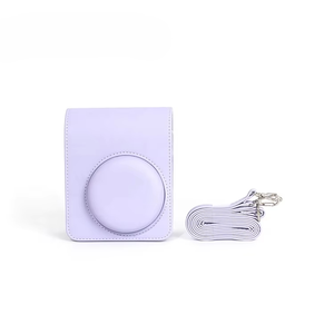 Bolso de cuero para cámara instantánea Instax Mini 13, a prueba de polvo, mini bolso de viaje individual con correa para el hombro, bolso cruzado para cámara. - Product Image 3