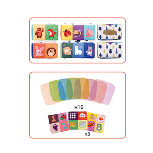 หนังสือผ้าสำหรับเด็กเล็กเพื่อการศึกษาปฐมวัย ฝึกการรับรู้สี รูปสัตว์ ของเล่นเสริมพัฒนาการแบบมอนเตสซอรี่ สำหรับเด็กวัยเตาะแตะ ช่วยพัฒนาทักษะทางปัญญา - Product Image 3