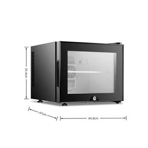 NE-201A Nuelead Mini <span class=keywords><strong>Nevera</strong></span> de 20 <span class=keywords><strong>Litros</strong></span> con Puerta de Vidrio, Alta Calidad, Silenciosa, para Hotel, Hogar, Habitación, Enfriador de Bebidas Pequeño - Product Image 2