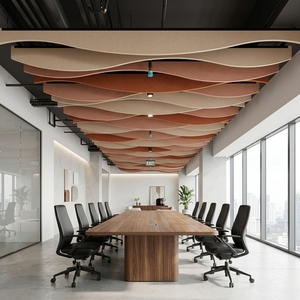 Plafond acoustique suspendu pour bureau, centre commercial, grand espace - Product Image 2