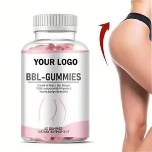 Gomitas BBL de Hierbas Naturales del Fabricante para Levantar y Aumentar los Glúteos, Reafirmar las Caderas y Tonificar los Glúteos para Todos, Excepto Mujeres Embarazadas - Product Image 2