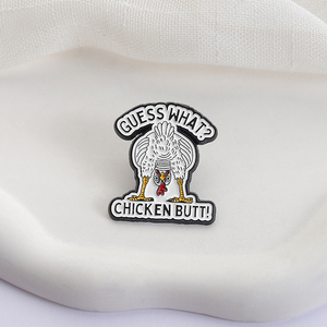 Gà Mông Trâm Men Pins Đoán Những Gì Gà Mông Vui Quote Trâm Cài Ba Lô Ve Áo Huy Hiệu Động Vật Đồ Trang Sức Quà Tặng Cho Bạn - Product Image 3