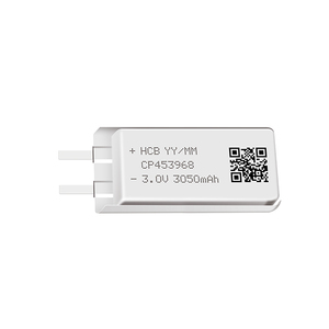 Batería de Litio Plana de Larga Duración <span class=keywords><strong>HCB</strong></span> 3050mAh 3.0v Celda Primaria CP453968 - Product Image 1
