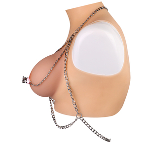 QKKQ flor de loto pezón abrazadera cuero/Cadena de Metal Piercing corporal masajeador de senos pinzas para clítoris BDSM juguete sexual para mujeres - Product Image 3