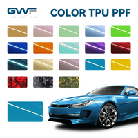 Film de protection de peinture TPU satiné liquide métallique bleu, garantie 10 ans, film de protection de peinture PPF auto-cicatrisant, film de protection de peinture TPU couleur PPF, enveloppement de voiture