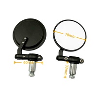 Miroir rétroviseur universel en alliage d'aluminium pour moto, vente en gros d'usine, accessoires de moto, fabricants