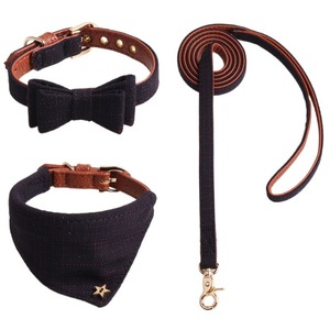 Nuevo <span class=keywords><strong>Collar</strong></span> Británico de Lana de Tres Piezas para Perro y Gato con Diseño a Cuadros y Cierre de Hebilla Extensible - Product Image 1