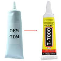 OEM ODM 15ML FIXWANT T7000 negro teléfono móvil tableta reparación batería cubierta LCD marco adhesivo T-7000 componentes electrónicos pegamento
