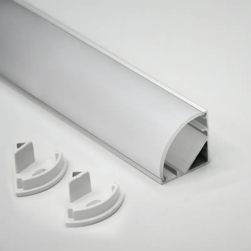 16x16mm 90 gradi angolo perfiles de aluminio per cabinet perfil aluminio led light