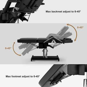 360 Rotate Upgraded <span class=keywords><strong>Hydraulic</strong></span> Spa Wimpern stuhl Kosmetiker <span class=keywords><strong>Tattoo</strong></span> Stuhl Gesichts bett Profession elles <span class=keywords><strong>Massage</strong></span> bett - Product Image 4