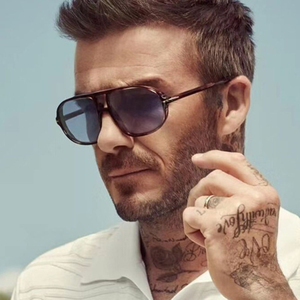 New Customized <b>Large</b> <b>Frame</b> Sunglasses Fashionable Retro Men's Sunshade Sunglasses Uv400 - Product Image 2