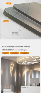Panel de Pared Decorativo de Madera Contrachapada de Grado E0 <span class=keywords><strong>para</strong></span> Protección Ambiental, Panel de Pared de Fibra de Madera sin Costuras con Cristal de Carbono - Product Image 5