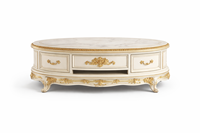 Ensemble de canapés baroque européen de luxe, canapé classique pour salon, bois sculpté, rembourré, meubles écologiques durables pour la maison