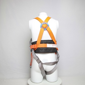 ชุดสายรัดนิรภัยสำหรับปีนเขา โพลีเอสเตอร์ ทนทาน ปรับแต่งได้จากโรงงานโดยตรง พร้อมห่วงเหล็ก D-Ring 4 จุด รับน้ำหนักได้ 300 กก. สำหรับป้องกันการตกจากที่สูง และดับเพลิง - Product Image 3