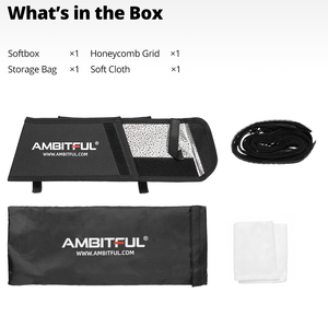 AMBITFUL LEDP35R Soft <strong>Light</strong> <strong>Diffuser</strong> Honeycomb Grid for Softbox PVC Material for AMBITFUL LED Video <strong>Light</strong> - Product Image 6