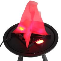 Lampe à effet de flamme LED réaliste pour la décoration de scène et de bar, style bol à feu, lumière d'ambiance, performance, éclairage de club et de scène