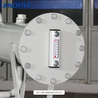 Transformateur de puissance triphasé Anrui S11 200 kVA, 10 kV vers 400 V, à bain d'huile, bobinage triple en aluminium, bobine multicouche, 50 Hz, forme rectangulaire