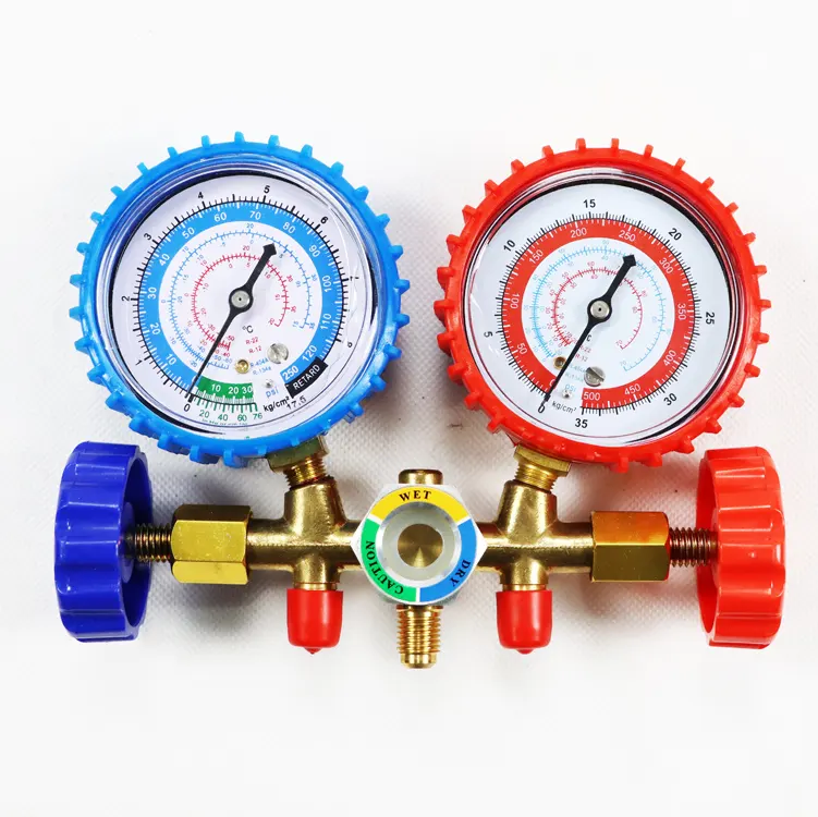 R12 Common Cool Gas Meter Professional Common Cool Gas Meter For Car s Refrigerant Multi refrigerant manifold gauge set