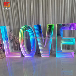 LEDA Customized LOVE Marquee Letter Wedding Proposal Party Backdrop Decor <b>Light</b> Marquee Letter - Product Image 2