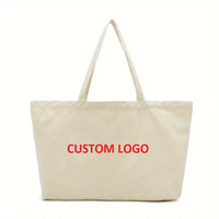 Sacs fourre-tout en toile et coton vierge écologique avec logo personnalisé Sac à provisions en toile de haute qualité pour les cadeaux publicitaires de l'entreprise
