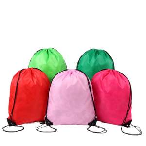 Wholesale High Quality Colorful Eco-Friendly <b>Drawstring</b> Backpack Bag With Custom Printed Logo - Product Image 2