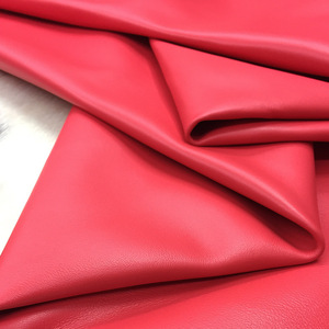 Nouveau populaire cerise <span class=keywords><strong>tomate</strong></span> rouge cuir <span class=keywords><strong>de</strong></span> mouton pour chaussures meubles canapés sacs à main bagages Costumes <span class=keywords><strong>race</strong></span> mélangée mouton - Product Image 6