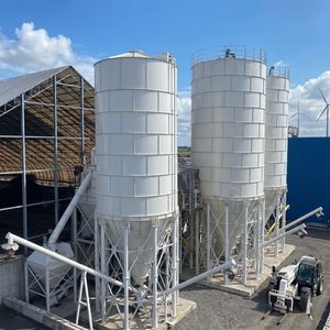 Silo à ciment boulonné haute capacité 50T 100T 200T 500T – Réservoir de stockage de ciment pour centrale à <span class=keywords><strong>béton</strong></span> - Product Image 1