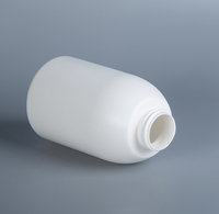 Bouteille HDPE 300ml Bouteille en plastique de couleur personnalisable avec pompe pour emballage de shampooing et de lotion pour le corps