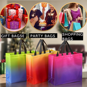 Sacs cadeaux non tissés personnalisés avec logo, qualité supérieure, pelliculage brillant, réutilisables, pour marques de luxe et de mode, directement de l'usine - Product Image 5