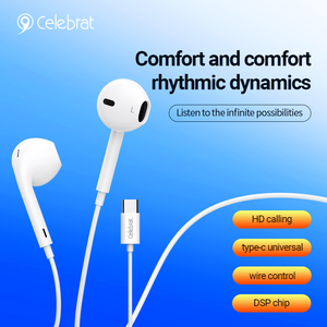 Celebra E500 C型有线耳机耳机有线免提耳机手机无头耳机3.5毫米 - Product Image 3