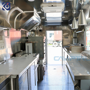 Di động nhà bếp thực phẩm Trailer BBQ thực phẩm xe tải đầy đủ trang bị cà phê Ice Cream container cửa hàng thức ăn nhanh giỏ hàng - Product Image 1