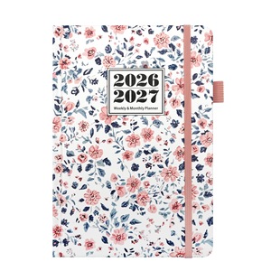 Agenda annuel 2026-2027 – <span class=keywords><strong>Best</strong></span>-<span class=keywords><strong>seller</strong></span> – Carnet de notes A5 à couverture rigide personnalisé pour le bureau, l'école, le journal, les affaires et l'usage quotidien - Product Image 2