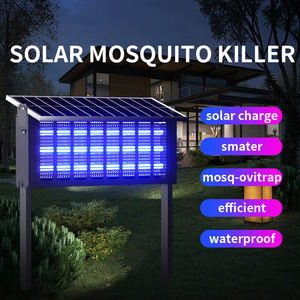 Lampe anti-moustiques solaire à haute efficacité pour l'extérieur, lumière UV pour la ferme, la cour, le patio, lampe LED anti-moustiques pour le <span class=keywords><strong>jardin</strong></span>, la cour - Product Image 4
