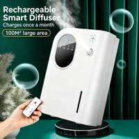 Diffuseur d'huiles essentielles ultrasonique rechargeable de 200 ml, humidificateur intelligent à air froid, aromathérapie portable pour la maison et l'hôtel