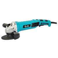 Meuleuse d'angle électrique portable industrielle robuste 550W 115/125mm avec moteur à balais et interrupteur à gâchette pour bricolage