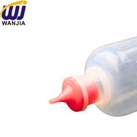 Botol vaksin unggas WANJIA penitis dokter hewan, wadah obat plastik 30ml untuk penggunaan hewan ternak
