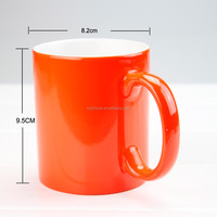 Tasses magiques à changement de couleur rapide de qualité supérieure 11oz sublimation colorée brillante impression personnalisée tasses à changement de couleur à chaleur