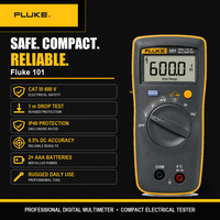   Multimètre numérique portable 101 CAT III 600V Protection IP40 Alimenté par batterie Garantie 1 an Testeur électrique