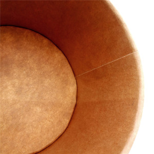 Gobelet en papier kraft brun jetable de 8 oz 250ml pour crème glacée et soupe écologique et durable - Product Image 6