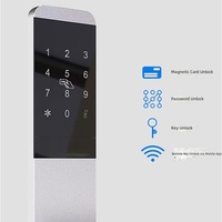 Serrure de contrôle d'accès intelligente pour chambre d'hôtel avec poignée pivotante, compatible OEM, anti-rouille, anti-vol, à carte RFID pour les clients d'hôtel