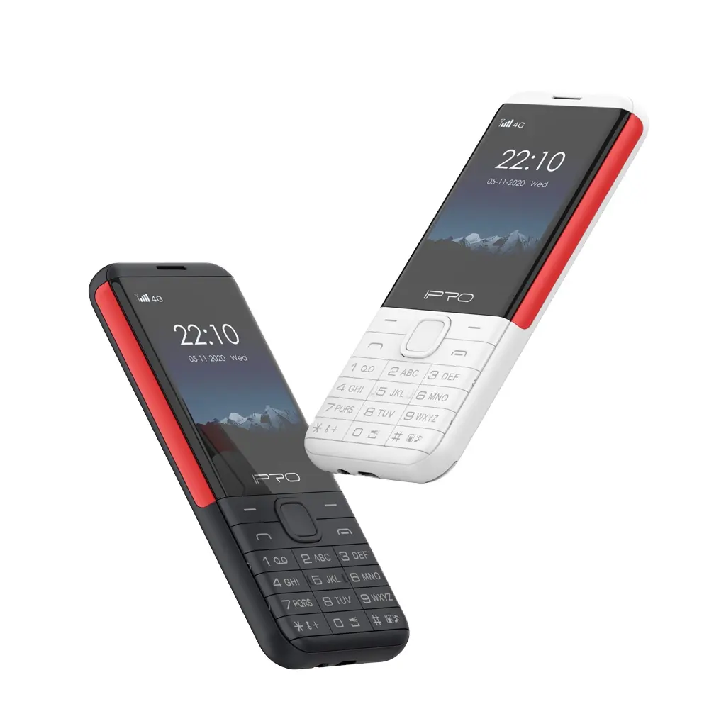 ipro 4g low price feature phone 2.8inch dual sim big keypad support wifi classic LTE feature mobile phone