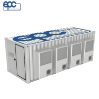 Générateur d'hydrogène d'électrolyse PEM à échelle industrielle système d'hydrogène d'équipement de montage de dérapage d'échelle MW