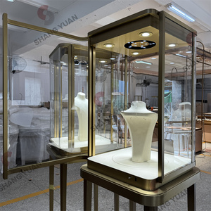 Vitrine à bijoux professionnelle, sur mesure, fabriquée en usine, la plus populaire, comptoir intelligent pour bijoux en forme <span class=keywords><strong>de</strong></span> <span class=keywords><strong>tour</strong></span> - Product Image 6