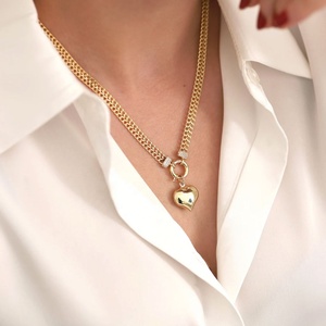 Breloques de bijoux personnalisées en acier inoxydable, vente en gros, en or 14 carats, motifs cœur, clé, cadenas, étoile, éléphant, pour bracelets et colliers - Product Image 5