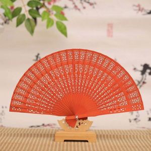 Custom Vintage Bamboo Hand Fan Eco-Friendly Flower Painted Personalized Folding Wedding Souvenir <b>Gift</b> - Product Image 2