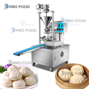 Máquina comercial de llenado de masa y formación de bollos para hacer Momo Baozi Siopao y bollos rellenos al vapor - Product Image 1
