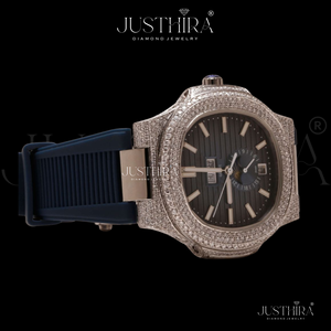 Best Quality Moissanite Diamond Quartz <b>Watch</b> Men Business Casual Luxury Waterproof <b>Wrist</b> <b>Watch</b> Available At Best Market Price - Product Image 4